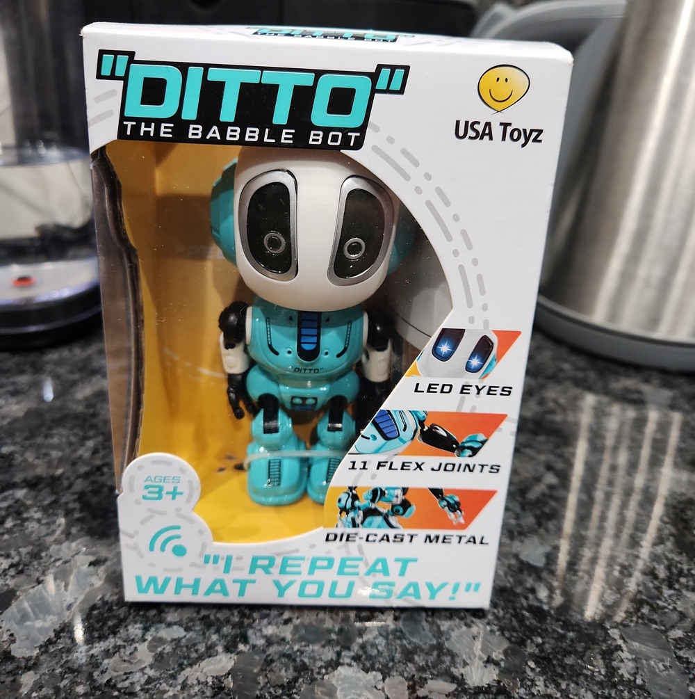 Ditto Babble Bot Kids Robot Toy - Teal and White